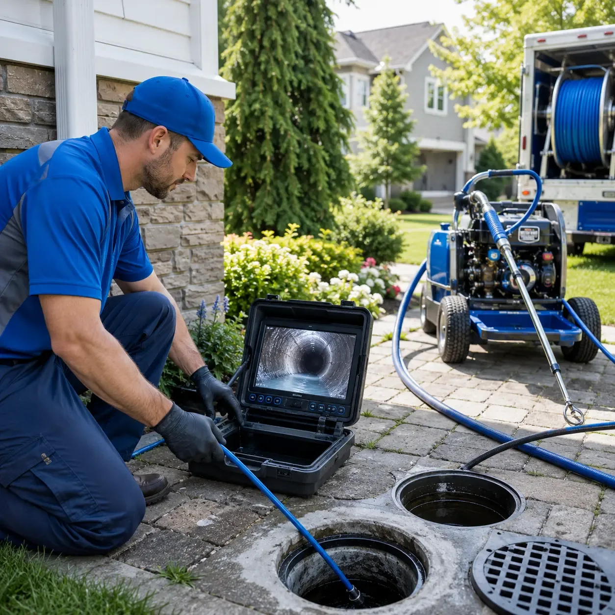Outdoor drain cleaning professionals serving Nevis, MN
